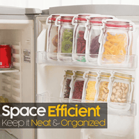 Thumbnail for (LAST CHANCE TO GET 70% OFF TODAY)Reusable Mason Bottle Ziplock Bags