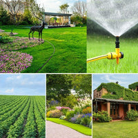 Thumbnail for 🔥360° Rotation Auto Irrigation System Garden Lawn Sprinkler Patio,Coverage Diameter 65ft