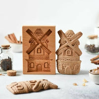 Thumbnail for (🎁Early Christmas Sale- 49% OFF🎁)Wood Patterned Cookie Cutter - Embossing Mold For Cookies