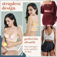 Thumbnail for INVISIBLE STRAPLESS SUPER PUSH UP BRA