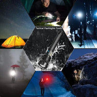Thumbnail for 🔥LAST DAY SALE 49% OFF🔥 - LED Rechargeable Tactical Laser Flashlight 70000 High Lumens
