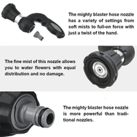 Thumbnail for High Pressure Garden Watering Hose Nozzle Sprayer