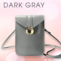 Thumbnail for BagGeri – Touch Screen Waterproof Leather Crossbody Phone Bag for iPhone, Galaxy & Other