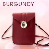 Thumbnail for BagGeri – Touch Screen Waterproof Leather Crossbody Phone Bag for iPhone, Galaxy & Other