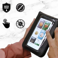 Thumbnail for BagGeri – Touch Screen Waterproof Leather Crossbody Phone Bag for iPhone, Galaxy & Other