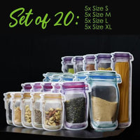 Thumbnail for Zipper Bag Portable Kitchen-Bags Guaranteed Fresh & Organized!