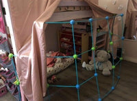 Thumbnail for 78PCS FORT BUILDING KIT | INDOOR OUTDOOR MAKING FORTS | DIY FOR KIDS