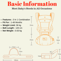 Thumbnail for All-In-One Baby Breathable Travel Carrier