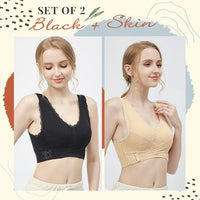 Thumbnail for Instant Lift Front Cross Side Buckle Lace Bra