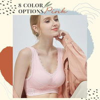 Thumbnail for Instant Lift Front Cross Side Buckle Lace Bra