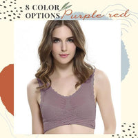 Thumbnail for Instant Lift Front Cross Side Buckle Lace Bra