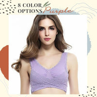 Thumbnail for Instant Lift Front Cross Side Buckle Lace Bra