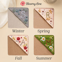 Thumbnail for (🎁🎄CHRISTMAS EARLY SALE )Personalized hand embroidered corner bookmark