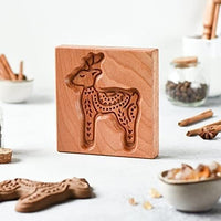 Thumbnail for (🎁Early Christmas Sale- 49% OFF🎁)Wood Patterned Cookie Cutter - Embossing Mold For Cookies