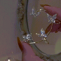 Thumbnail for Christmas Diamond And Zirconia Earrings Without Holes