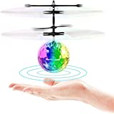 Thumbnail for Toys Sensor Flying Ball with LED Disco ball Luminous Electronic Infrared Induction Aircraft RC Helicopter for Gift