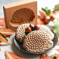 Thumbnail for (🎁Early Christmas Sale- 49% OFF🎁)Wood Patterned Cookie Cutter - Embossing Mold For Cookies