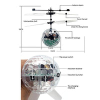 Thumbnail for Toys Sensor Flying Ball with LED Disco ball Luminous Electronic Infrared Induction Aircraft RC Helicopter for Gift