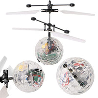 Thumbnail for Toys Sensor Flying Ball with LED Disco ball Luminous Electronic Infrared Induction Aircraft RC Helicopter for Gift
