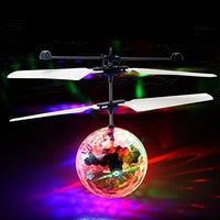 Thumbnail for Toys Sensor Flying Ball with LED Disco ball Luminous Electronic Infrared Induction Aircraft RC Helicopter for Gift
