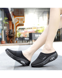 Thumbnail for Air Cushion Slip-On Walking Orthopedic Diabetic Walking Loafers
