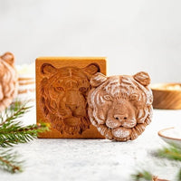 Thumbnail for (🎁Early Christmas Sale- 49% OFF🎁)Wood Patterned Cookie Cutter - Embossing Mold For Cookies