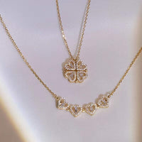 Thumbnail for LAST DAY 70% OFF-☘Four-Leaf Heart Shape Necklace🎁The Best Gifts For Your Loved Ones