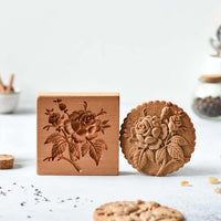 Thumbnail for (🎁Early Christmas Sale- 49% OFF🎁)Wood Patterned Cookie Cutter - Embossing Mold For Cookies