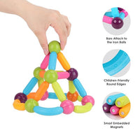 Thumbnail for Magnetic Balls and Rods Set , Educational Magnet Building Blocks