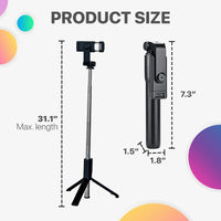 Thumbnail for Autum Bluetooth Extendable Multifunctional Selfie Stick for Cell Phone