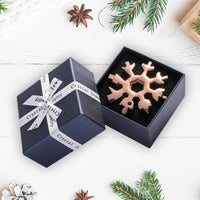Thumbnail for Amenitee 18-in-1 stainless steel snowflakes multi-tool&keychain