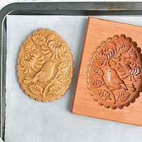 Thumbnail for (🎁Early Christmas Sale- 49% OFF🎁)Wood Patterned Cookie Cutter - Embossing Mold For Cookies