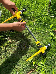 Thumbnail for 🔥360° Rotation Auto Irrigation System Garden Lawn Sprinkler Patio,Coverage Diameter 65ft