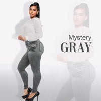Thumbnail for New Margot Perfect Stretch Skinny Fit Pull-On Push-Up Plus-Size Denim Jeans Leggings