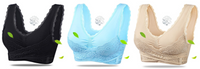 Thumbnail for Instant Lift Front Cross Side Buckle Lace Bra