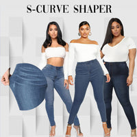 Thumbnail for Margot Perfect Stretch Skinny Fit Pull-On Push-Up Plus-Size Denim Jeans Leggings