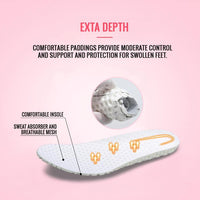 Thumbnail for Air Cushion Slip-On Walking Orthopedic Diabetic Walking Loafers