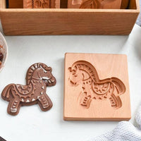Thumbnail for (🎁Early Christmas Sale- 49% OFF🎁)Wood Patterned Cookie Cutter - Embossing Mold For Cookies