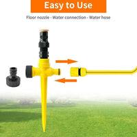 Thumbnail for 🔥360° Rotation Auto Irrigation System Garden Lawn Sprinkler Patio,Coverage Diameter 65ft