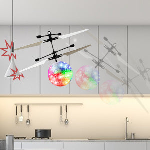 Toys Sensor Flying Ball with LED Disco ball Luminous Electronic Infrared Induction Aircraft RC Helicopter for Gift