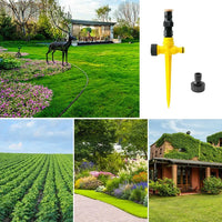 Thumbnail for 🔥360° Rotation Auto Irrigation System Garden Lawn Sprinkler Patio,Coverage Diameter 65ft