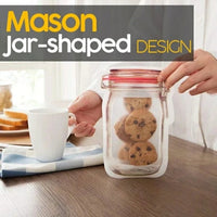 Thumbnail for The Last Day Sale 70% OFF Reusable Mason Bottle Ziplock Bags