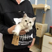 Thumbnail for Fluffsy Cat And Dog Pouch Hoodie (Unisex)