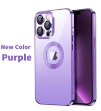 Thumbnail for 2022 New Version 2.0 Transparent Electroplated iPhone Case With Camera Protector