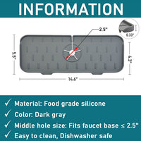 Thumbnail for KitchenGuard™ Silicone Faucet Handle Drip Catcher Tray
