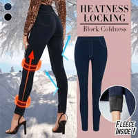 Thumbnail for 💖 Last Day Promotion 50% OFF🌹Thermal Fleece Denim Jeggings