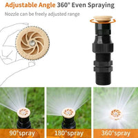 Thumbnail for 🔥360° Rotation Auto Irrigation System Garden Lawn Sprinkler Patio,Coverage Diameter 65ft