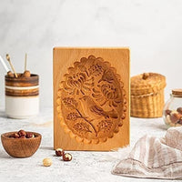 Thumbnail for (🎁Early Christmas Sale- 49% OFF🎁)Wood Patterned Cookie Cutter - Embossing Mold For Cookies