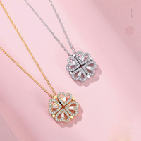 Thumbnail for LAST DAY 70% OFF-☘Four-Leaf Heart Shape Necklace🎁The Best Gifts For Your Loved Ones