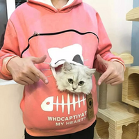 Thumbnail for Fluffsy Cat And Dog Pouch Hoodie (Unisex)